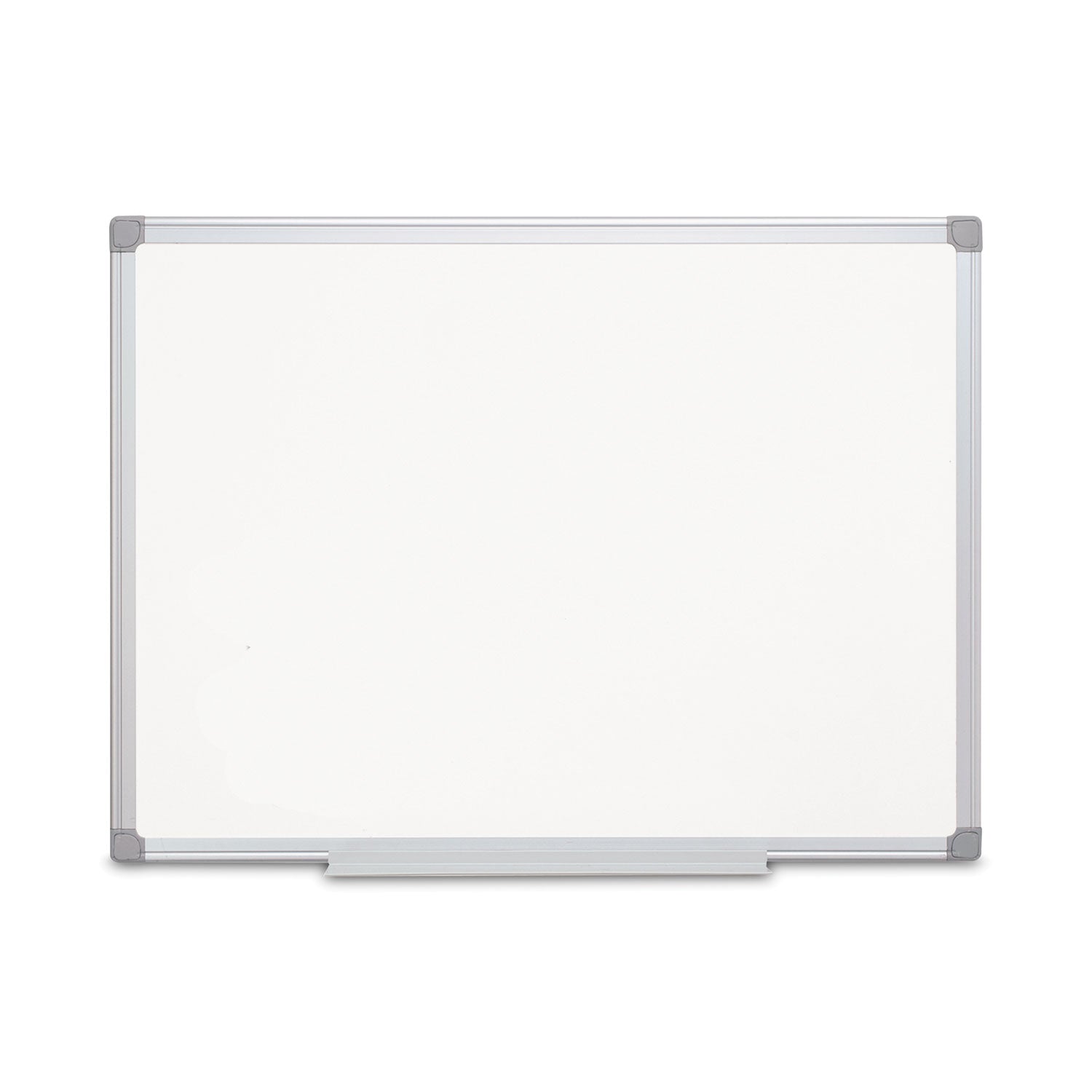 MasterVision Earth Silver Easy-Clean Dry Erase Board, 36 x 24, White Surface, Silver Aluminum Frame (CR0620790)