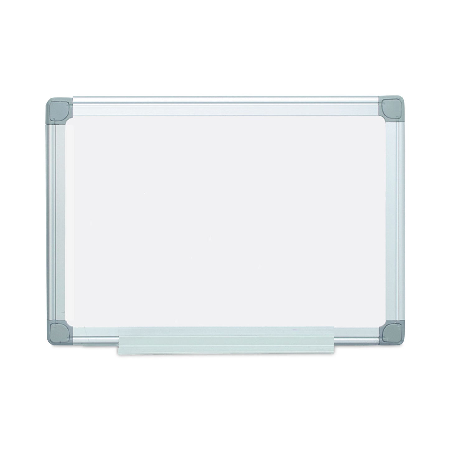 MasterVision Earth Silver Easy-Clean Dry Erase Board, Reversible, 24 x 18, White Surface, Silver Aluminum Frame (MA0200790)