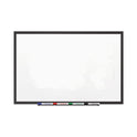 Quartet Classic Series Porcelain Magnetic Dry Erase Board, 36 x 24, White Surface, Black Aluminum Frame (2543B)