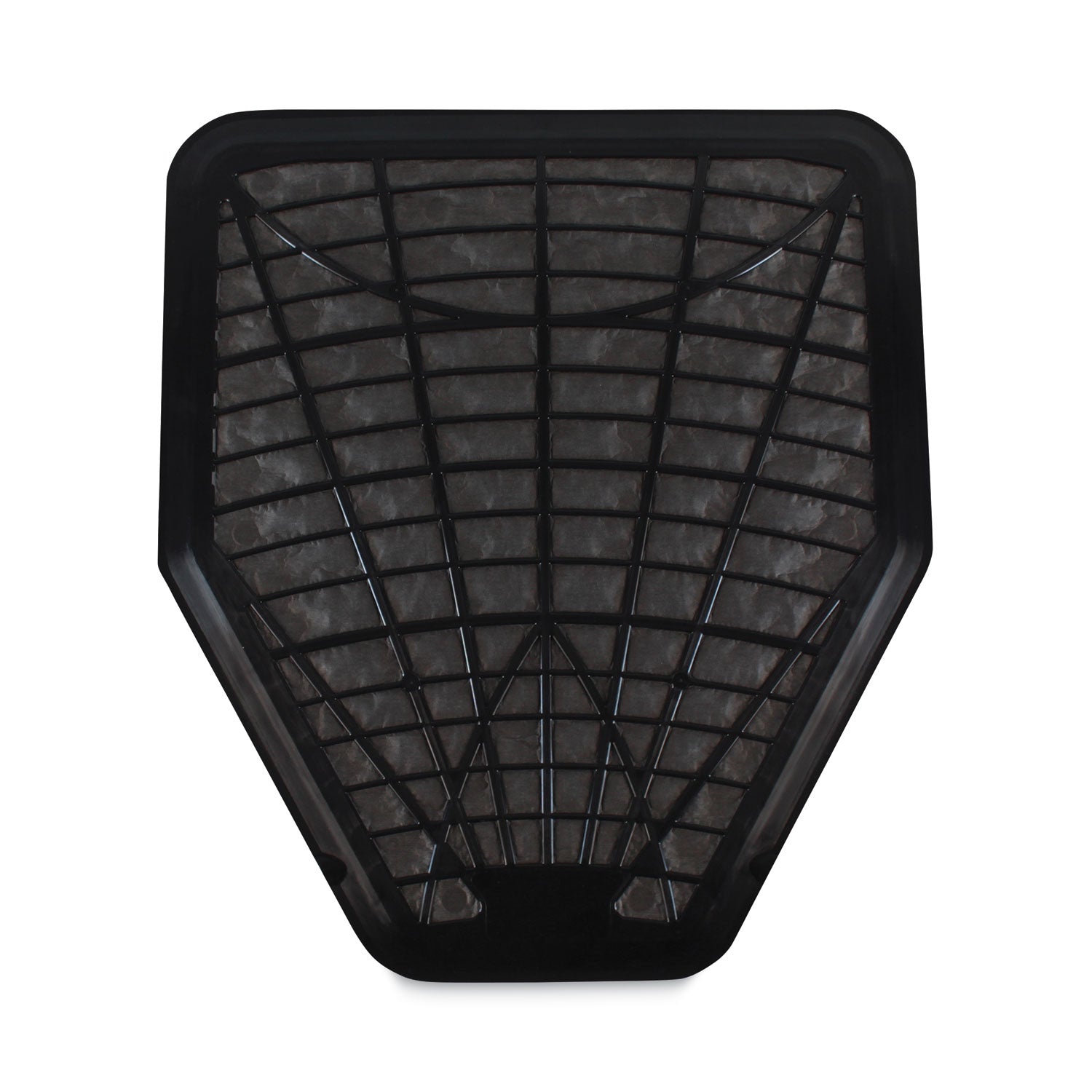 TOLCO Urinal Mat, 20.75 x 18.5, Black, 6/Carton (220206)