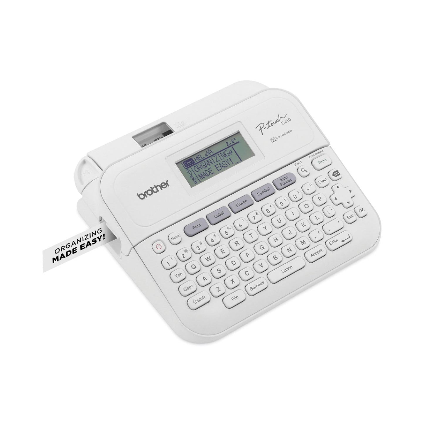 Brother P-Touch PT-D410 Advanced Connected Label Maker, 20 mm/s, 8.9 x 3.9 x 12.3