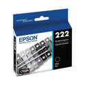 Epson T222120S (T222) Claria Ink, 165 Page-Yield, Black