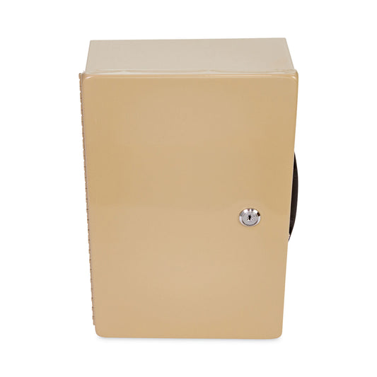 CONTROLTEK Heavy Duty Fire Retardant Box, 1 Compartment, 12.75 x 8.25 x 4, Sand (500123)