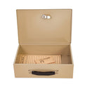 CONTROLTEK Heavy Duty Fire Retardant Box, 1 Compartment, 12.75 x 8.25 x 4, Sand (500123)