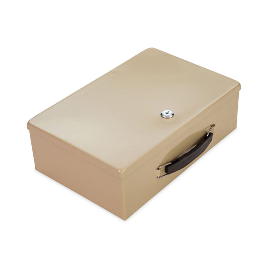 CONTROLTEK Heavy Duty Fire Retardant Box, 1 Compartment, 12.75 x 8.25 x 4, Sand (500123)