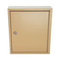 CONTROLTEK Key Lockable Key Cabinet, 60-Key, Metal, Sand, 10.63 x 3 x 12.13 (500131)