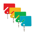CONTROLTEK Key Tags, Blue/Green/Red/Yellow, 20/Pack, 3 Packs/Carton (500133)