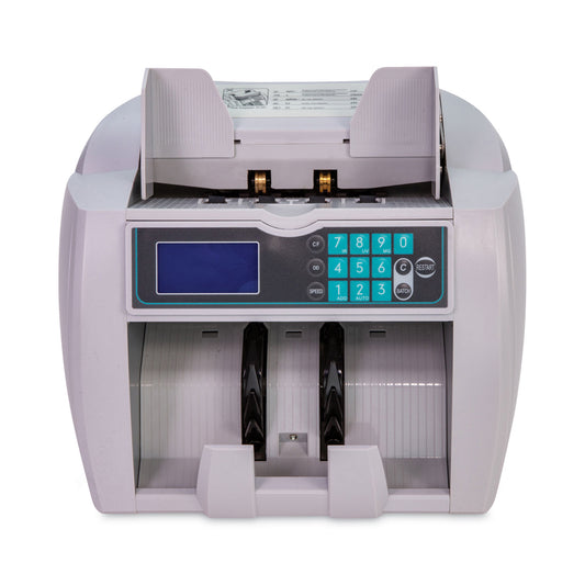 CONTROLTEK Bill Counter, 1,900 Bills/min, 10 x 13.6 x 11.6, White (525522)