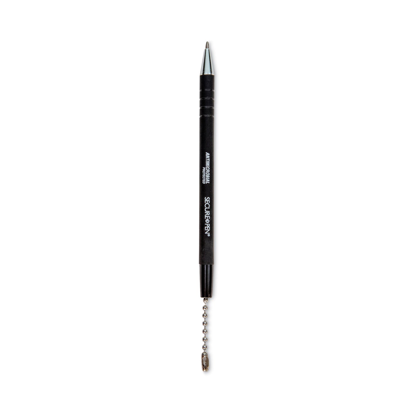 CONTROLTEK Antimicrobial Ballpoint Counter Pen, Medium, 1 mm, Black Ink, Black (555564)