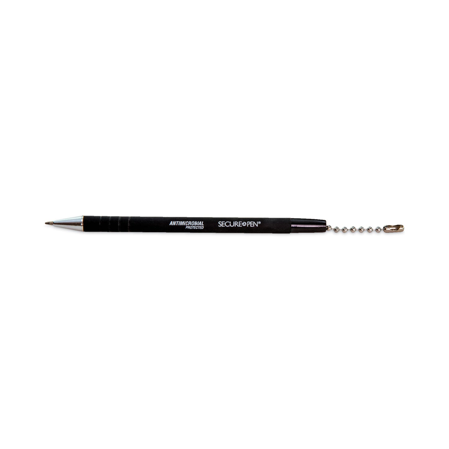 CONTROLTEK Replacement Antimicrobial Counter Chain Ballpoint Counter Pen, Medium, 1 mm, Black Ink, Black (555565)