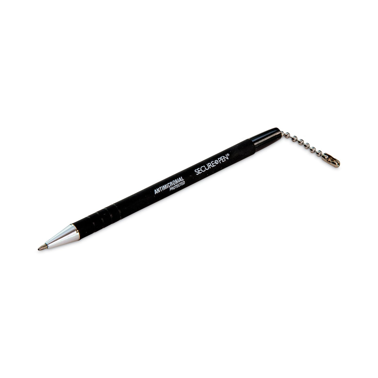 CONTROLTEK Replacement Antimicrobial Counter Chain Ballpoint Counter Pen, Medium, 1 mm, Black Ink, Black (555565)