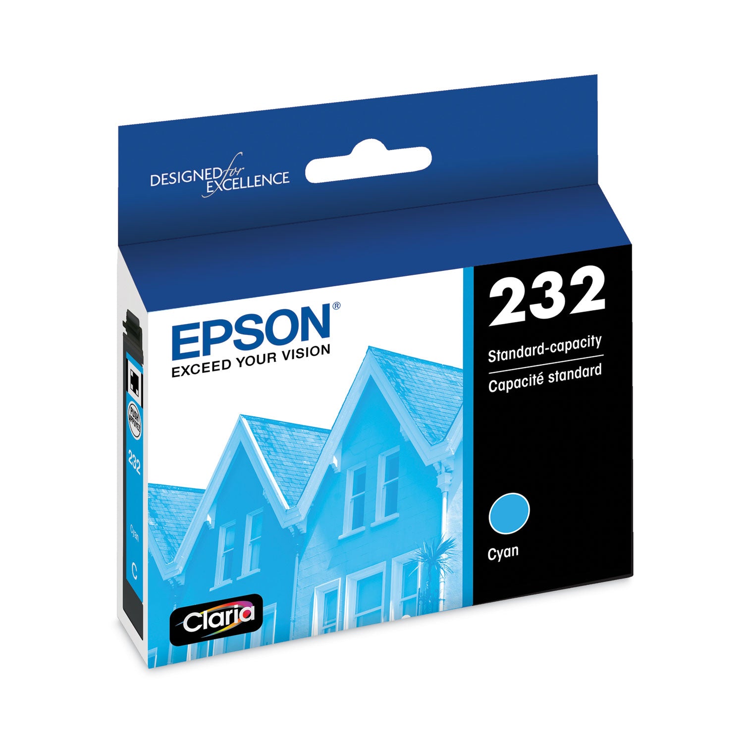 Epson T232220S (T232) Claria Ink, 165 Page-Yield, Cyan