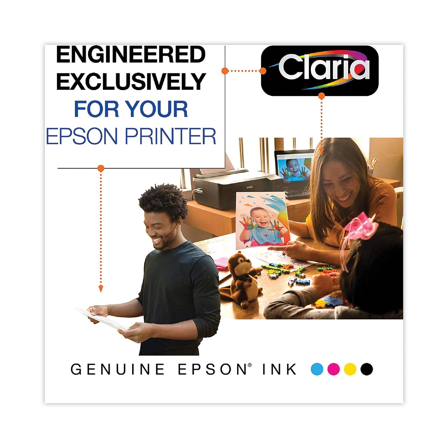 Epson T232220S (T232) Claria Ink, 165 Page-Yield, Cyan