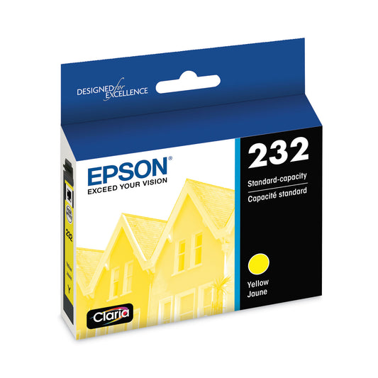 Epson T232420S (T232) Claria Ink, 165 Page-Yield, Yellow