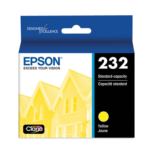 Epson T232420S (T232) Claria Ink, 165 Page-Yield, Yellow