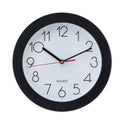 Universal Bold Round Wall Clock, 9.75" Overall Diameter, Black Case, 1 AA (sold separately) (10421)