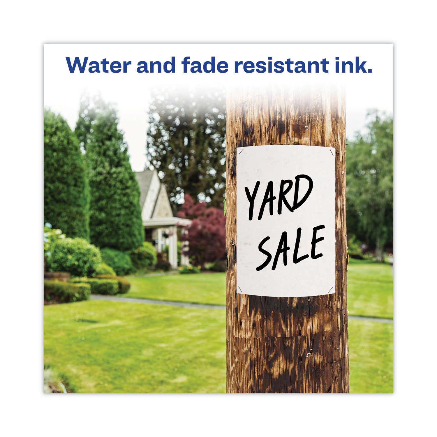 Avery MARKS A LOT Large Desk-Style Permanent Marker, Broad Chisel Tip, Black, Dozen (8888) (08888)