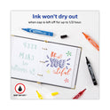 Avery MARKS A LOT Large Desk-Style Permanent Marker, Broad Chisel Tip, Assorted Colors, 12/Set (24800)