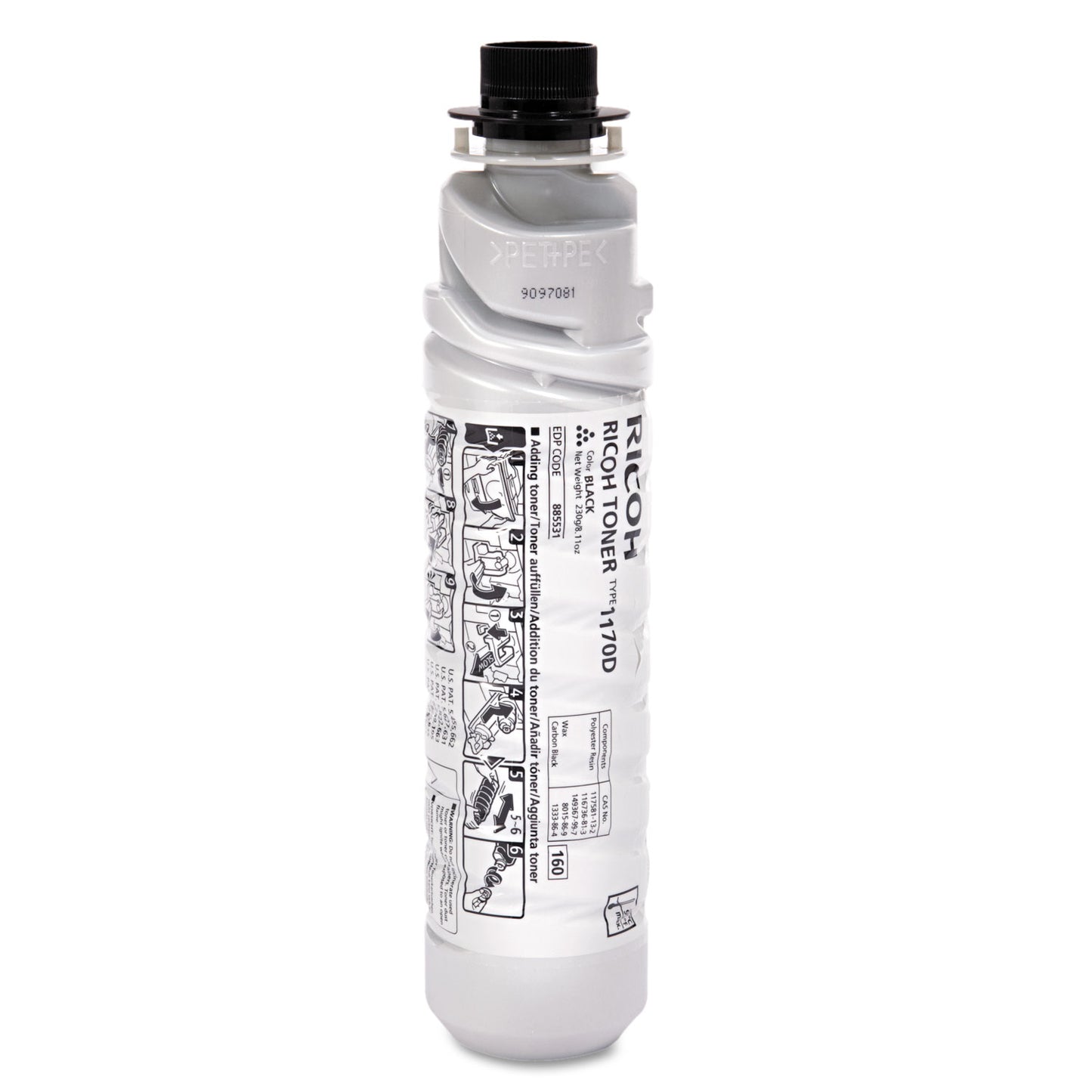 Ricoh 841718 Toner, 7,000 Page-Yield, Black
