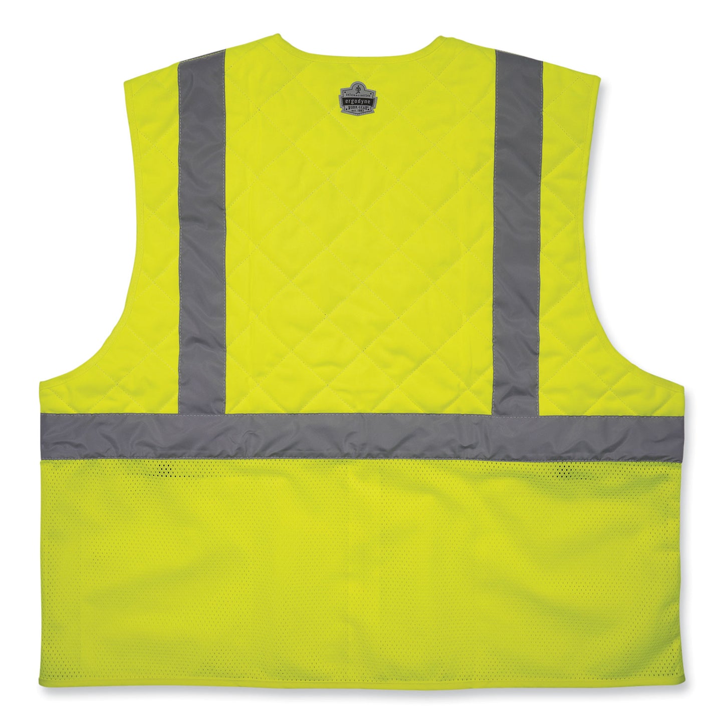 ergodyne Chill-Its 6668 Class 2 Hi-Vis Safety Cooling Vest, Polymer, X-Large, Lime (12715)