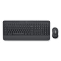 Logitech Signature MK650 Wireless Keyboard and Mouse Combo for Business, 2.4 GHz Frequency/32 ft Wireless Range, Graphite (920010909)