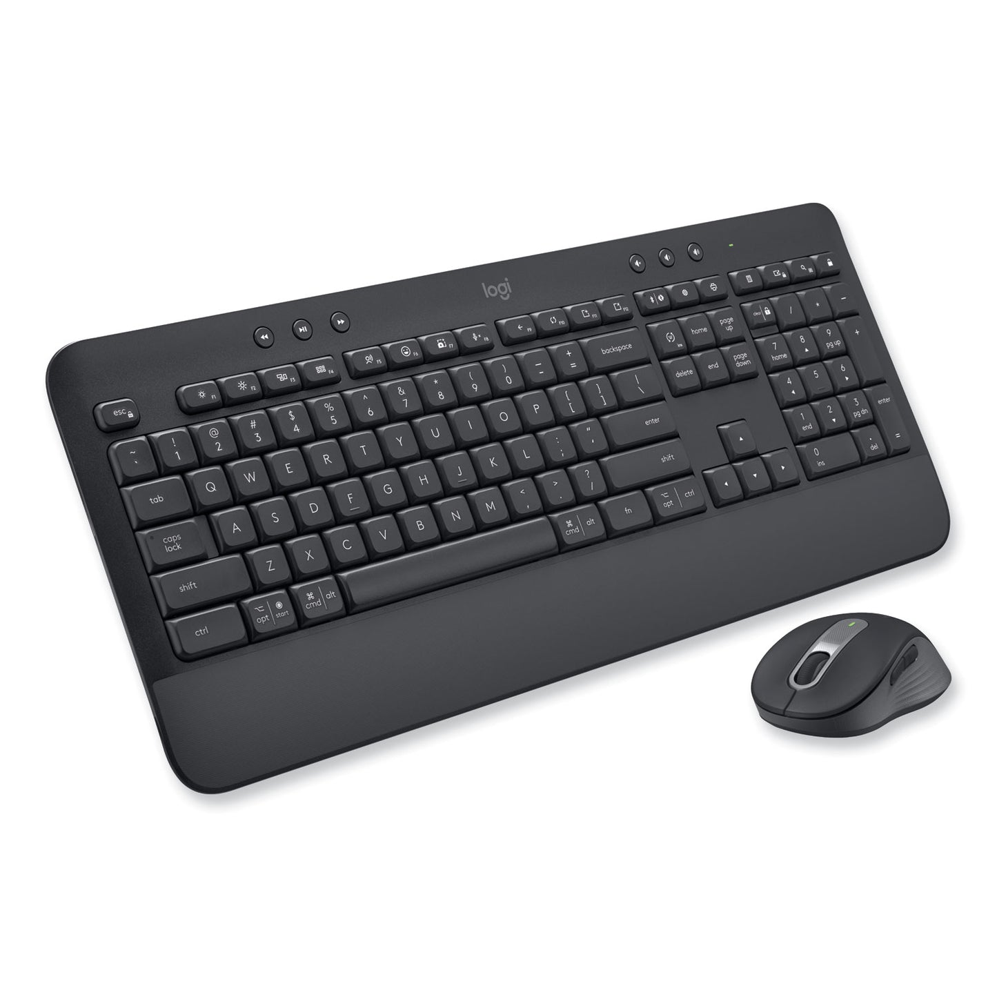 Logitech Signature MK650 Wireless Keyboard and Mouse Combo for Business, 2.4 GHz Frequency/32 ft Wireless Range, Graphite (920010909)