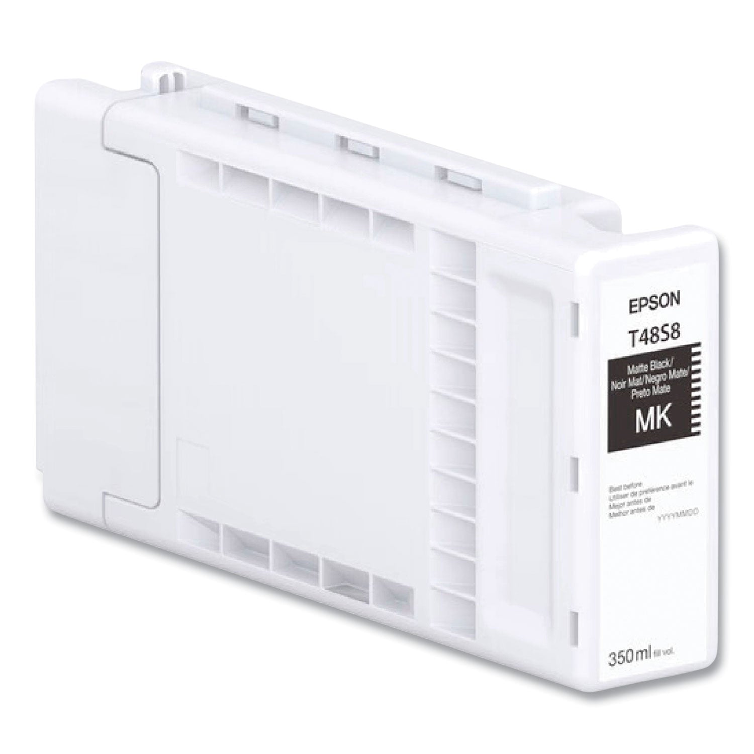 Epson T48S820 (T48S) UltraChrome PRO6 High-Yield Ink, 350 mL, Matte Black
