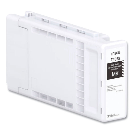 Epson T48S820 (T48S) UltraChrome PRO6 High-Yield Ink, 350 mL, Matte Black