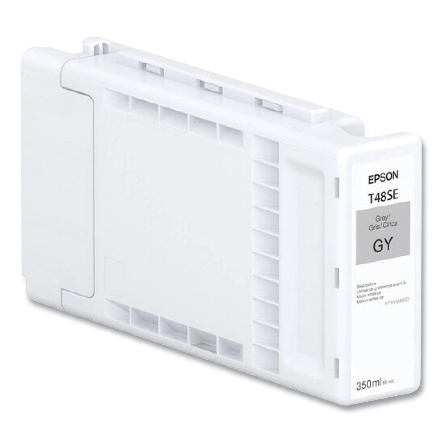 Epson T48SE20 (T48S) UltraChrome PRO6 High-Yield Ink, 350 mL, Gray
