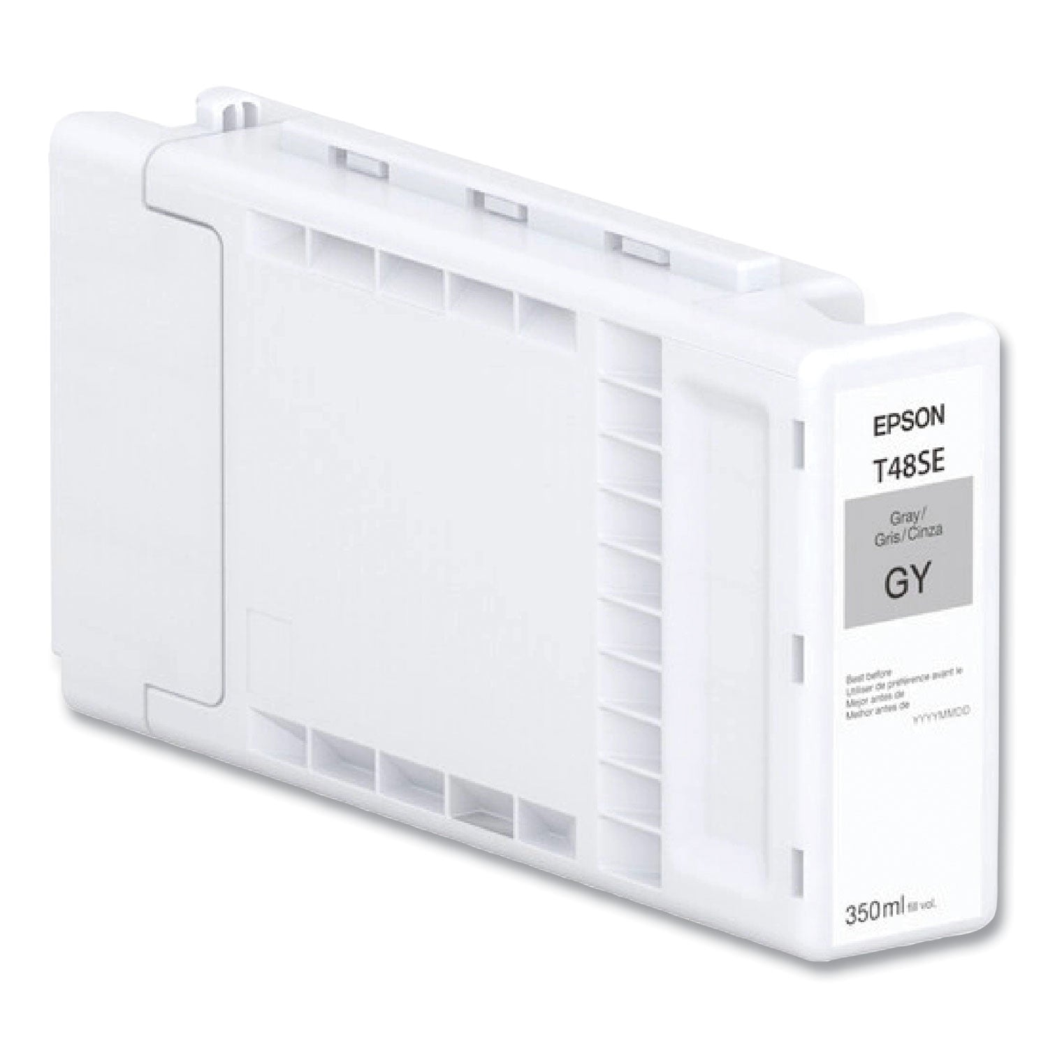 Epson T48SE20 (T48S) UltraChrome PRO6 High-Yield Ink, 350 mL, Gray