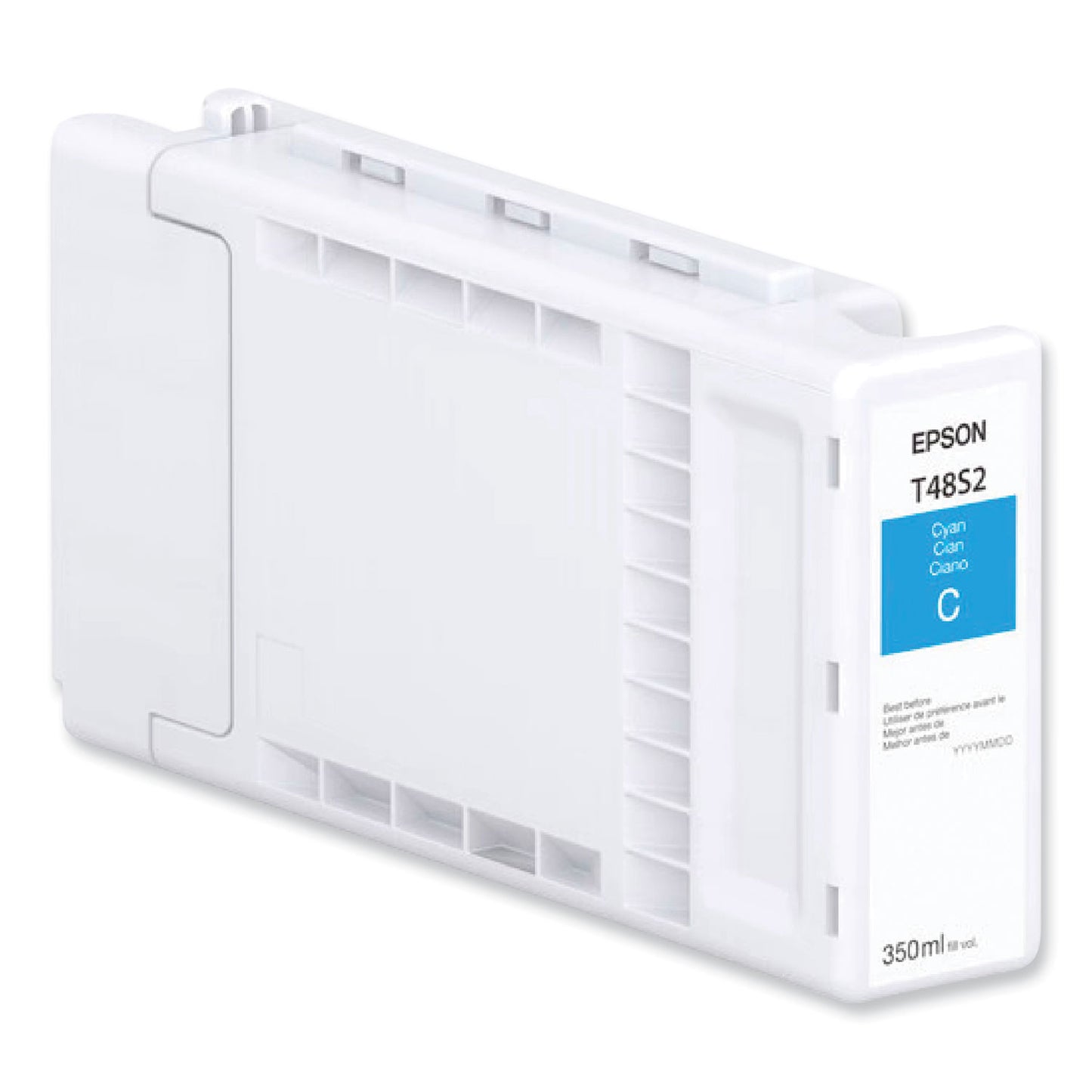 Epson T48S220 (T48S) UltraChrome PRO6 High-Yield Ink, 350 mL, Cyan