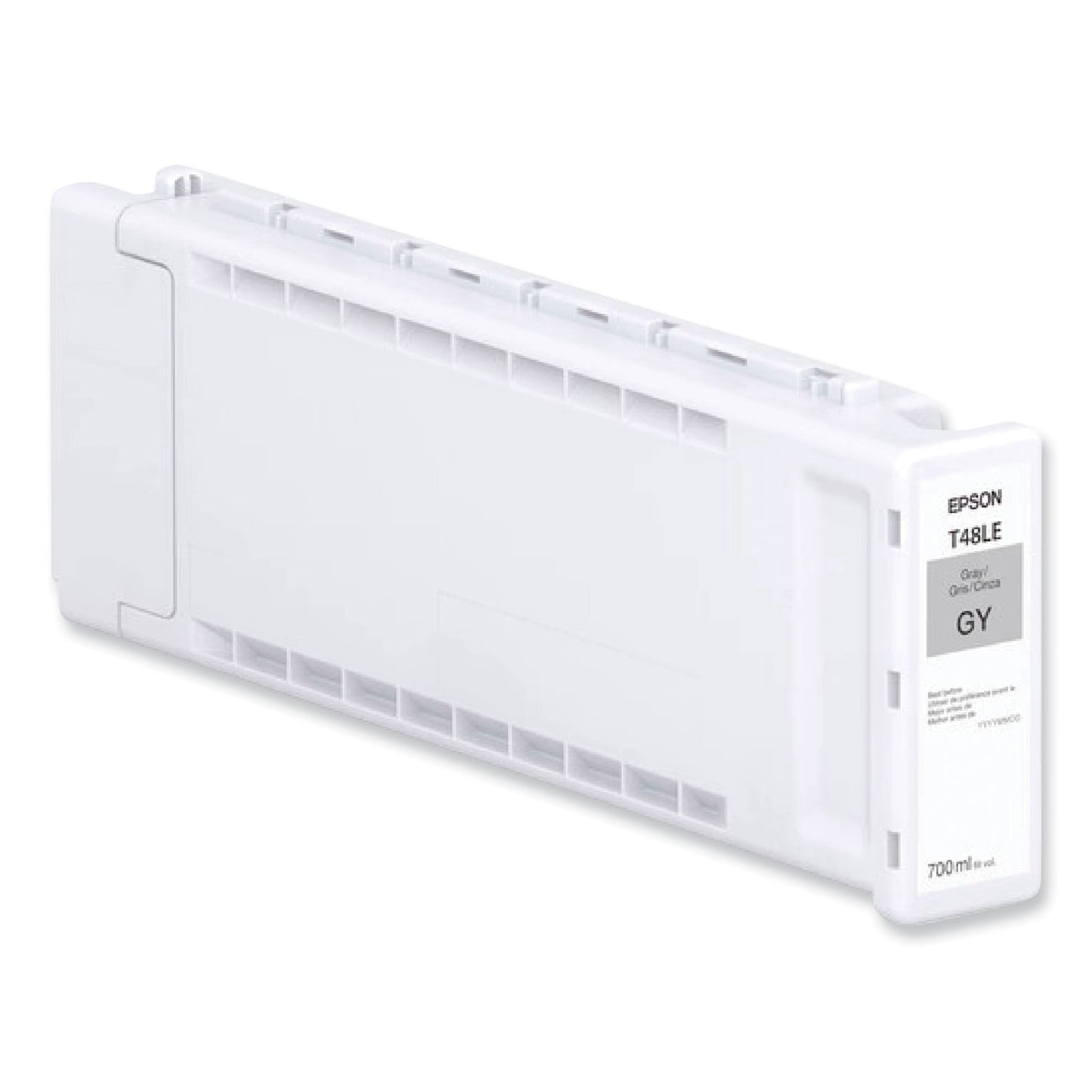 Epson T48LE20 (T48L) UltraChrome PRO6 High-Yield Ink, 700 mL, Gray