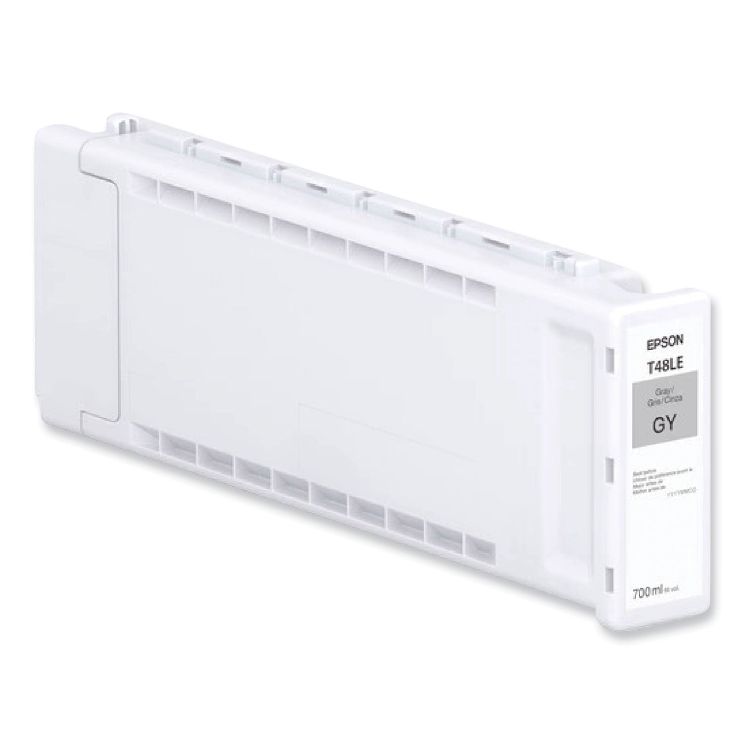 Epson T48LE20 (T48L) UltraChrome PRO6 High-Yield Ink, 700 mL, Gray