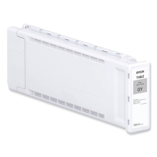 Epson T48LE20 (T48L) UltraChrome PRO6 High-Yield Ink, 700 mL, Gray