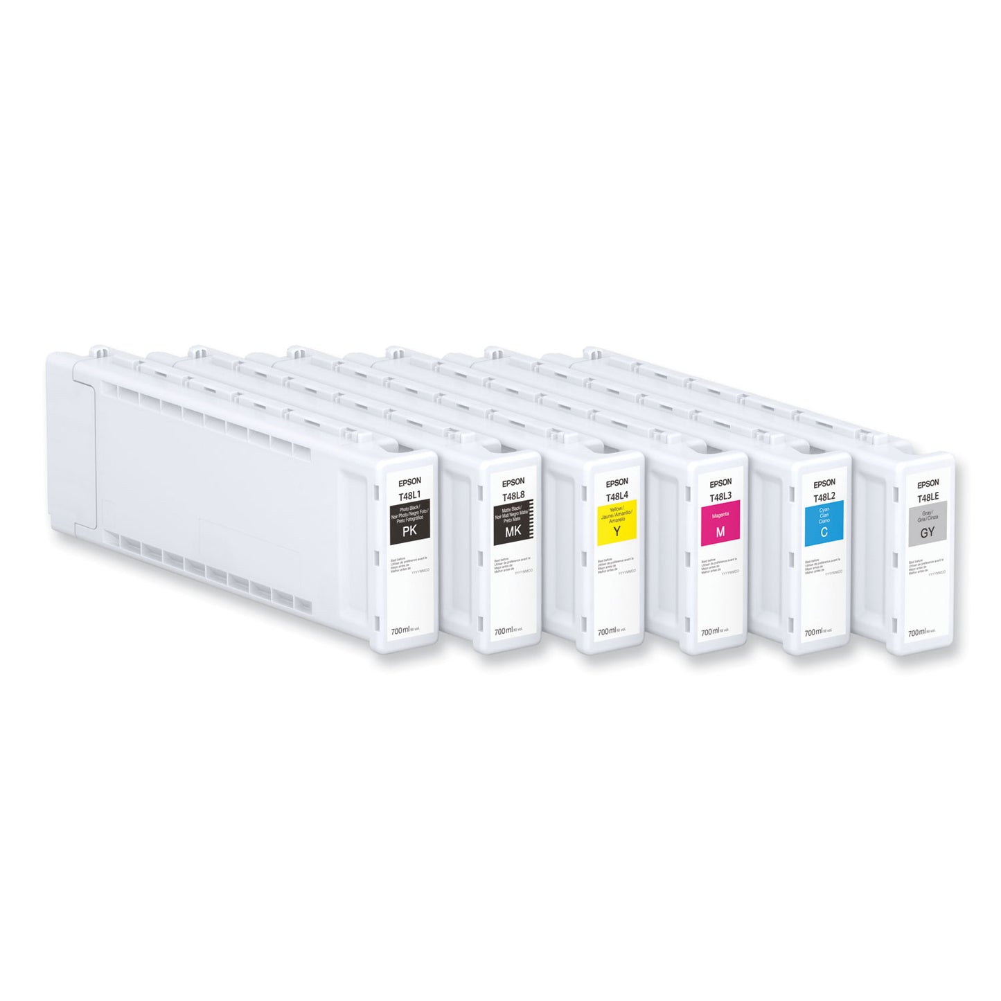 Epson T48L420 (T48L) UltraChrome PRO6 High-Yield Ink, 700 mL, Yellow