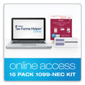 Adams 1099-NEC Online Tax Kit, Fiscal Year: 2023, Five-Part Carbonless, 8.5 x 3.66, 3 Forms/Sheet, 15 Forms Total (22906KIT)