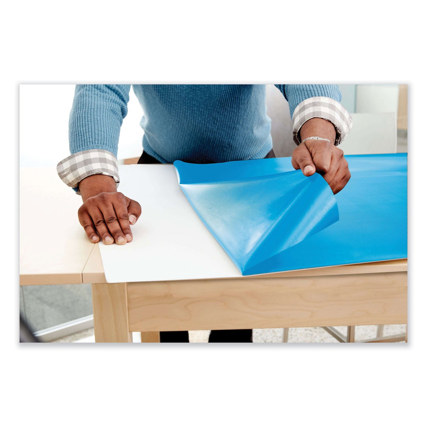 Post-it Dry Erase Surface with Adhesive Backing, 96 x 48, White Surface (DEF8X4)