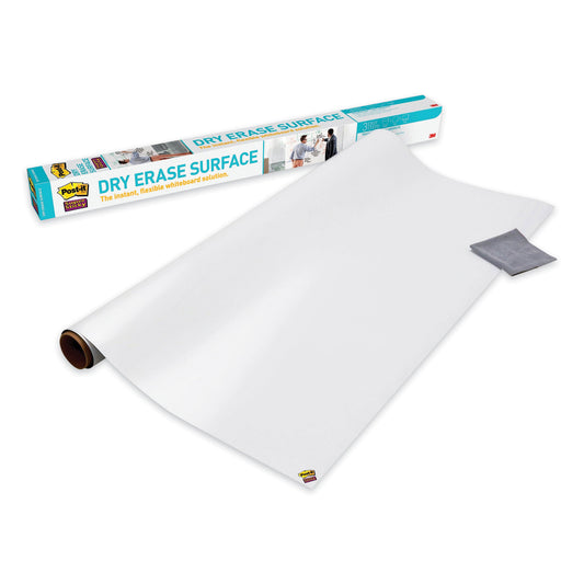 Post-it Dry Erase Surface with Adhesive Backing, 72 x 48, White Surface (DEF6X4)