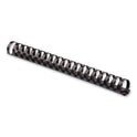 Fellowes Plastic Comb Bindings, 3/4" Diameter, 150 Sheet Capacity, Black, 25/Pack (52509)