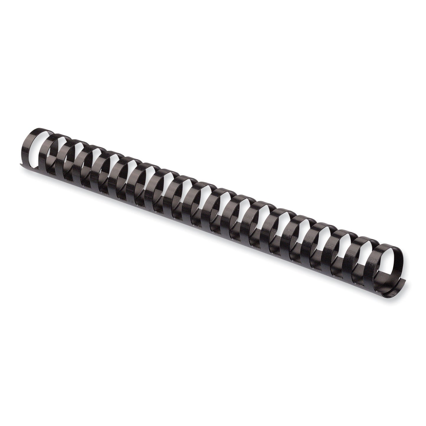 Fellowes Plastic Comb Bindings, 3/4" Diameter, 150 Sheet Capacity, Black, 25/Pack (52509)