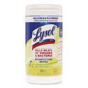 LYSOL Brand Disinfecting Wipes, 1-Ply, 7 x 7.25, Lemon and Lime Blossom, White, 80 Wipes/Canister, 3 Canisters/Pack, 2 Packs/Carton (84251CT)