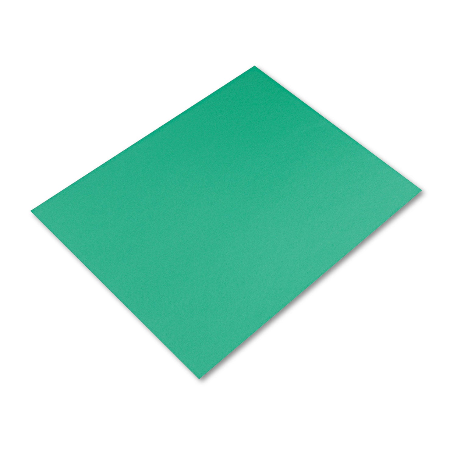 Pacon Four-Ply Railroad Board, 22 x 28, Holiday Green, 25/Carton (54661)