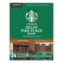 Starbucks Pike Place Decaf Coffee K-Cups, 96/Carton (011111161CT)