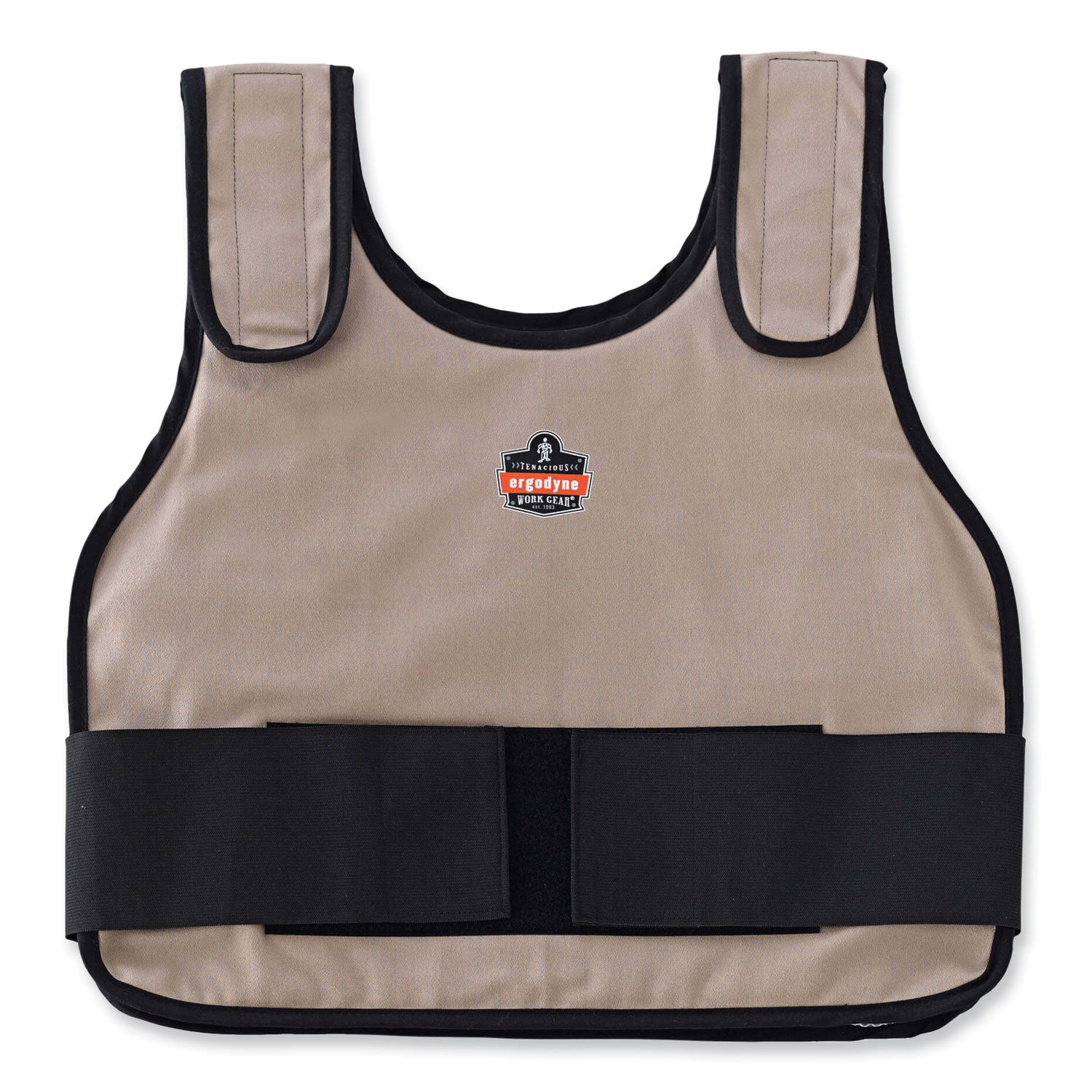 ergodyne Chill-Its 6235 Standard Phase Change Cooling Vest, Cotton, Large/X-Large, Khaki (12004)