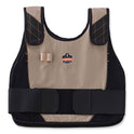 ergodyne Chill-Its 6215 Premium FR Phase Change Cooling Vest with Packs, Modacrylic Cotton, Large/X-Large, Khaki (12210)