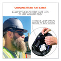 ergodyne Chill-Its 6716 Cooling Hard Hat Liner - Polymers, 13.25 x 1.88, Blue (12338)