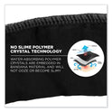 ergodyne Chill-Its 6702 Cooling Embedded Polymers Tie Bandana, One Size Fits Most, Black (12396)