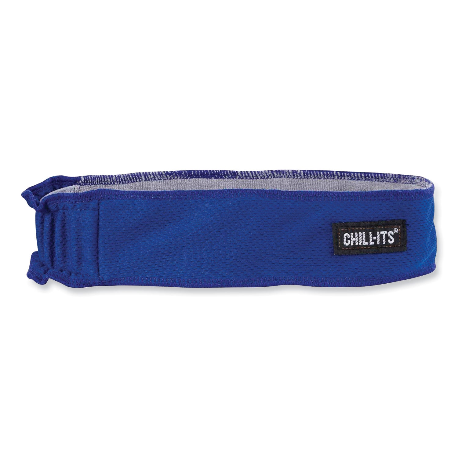 ergodyne Chill-Its 6605 High-Performance Terry Cloth Sweatband, Cotton Terry Cloth, One Size Fits Most, Blue (12425)