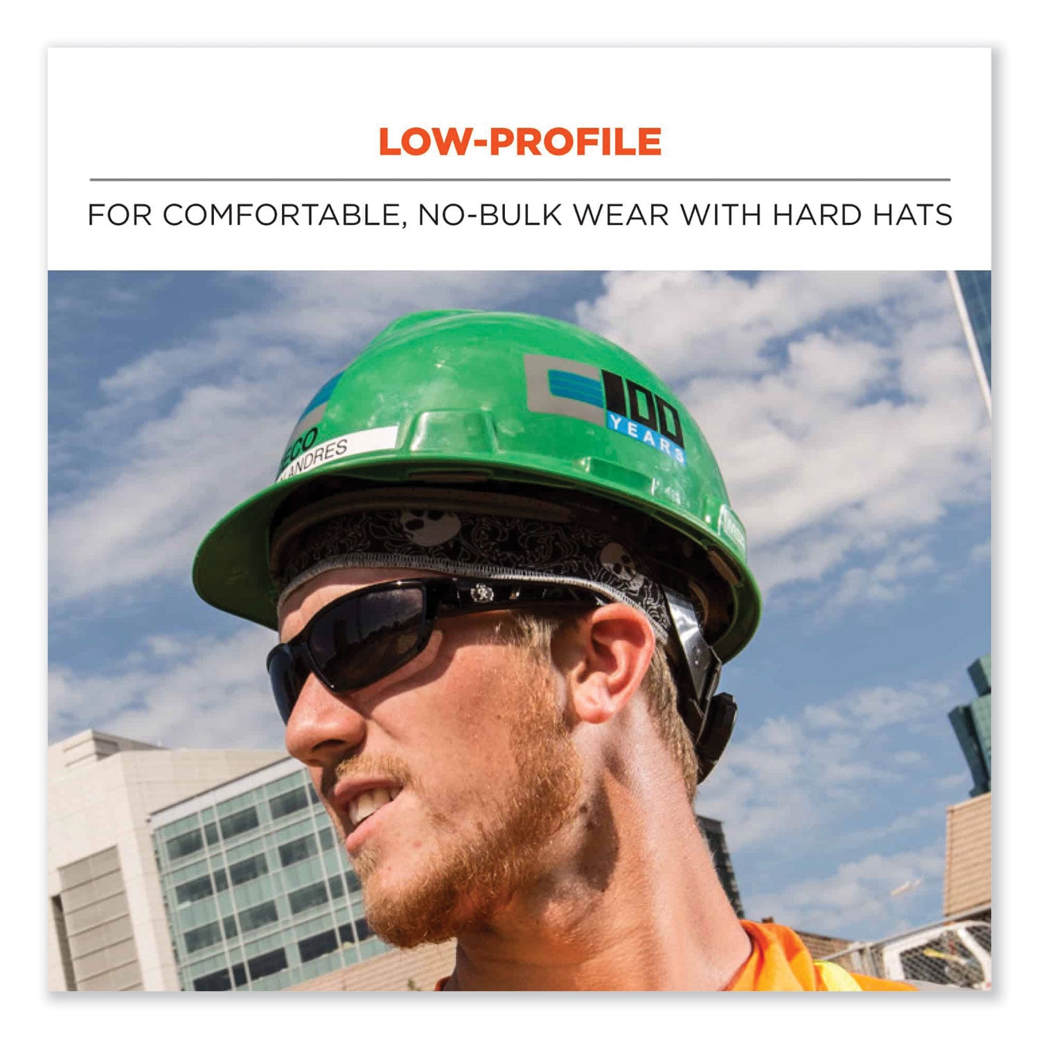 ergodyne Chill-Its 6605 High-Performance Terry Cloth Sweatband, Cotton Terry Cloth, One Size Fits Most, Lime (12431)