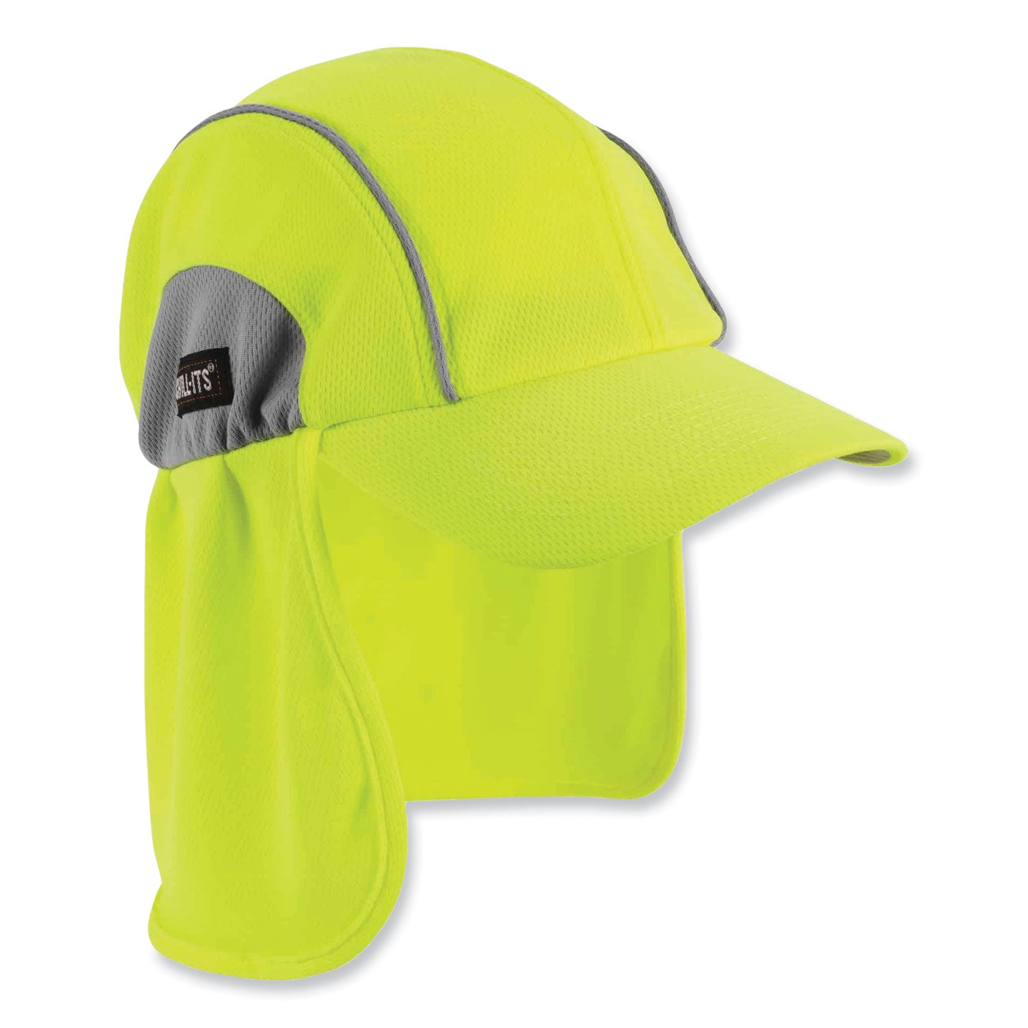 ergodyne Chill-Its 6650 High-Performance Hat Plus Neck Shade, Polyester, One Size Fits Most, Lime (12520)